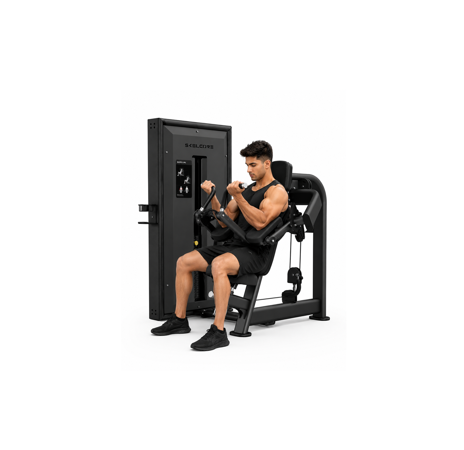 Iso Pin Loaded Bicep Curl